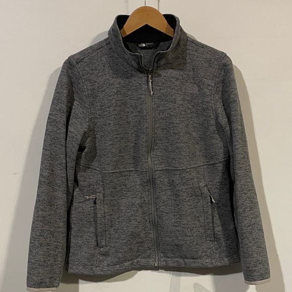 The north face women’s Gray Full-Zip fleece Jacket - Picture 1 of 3